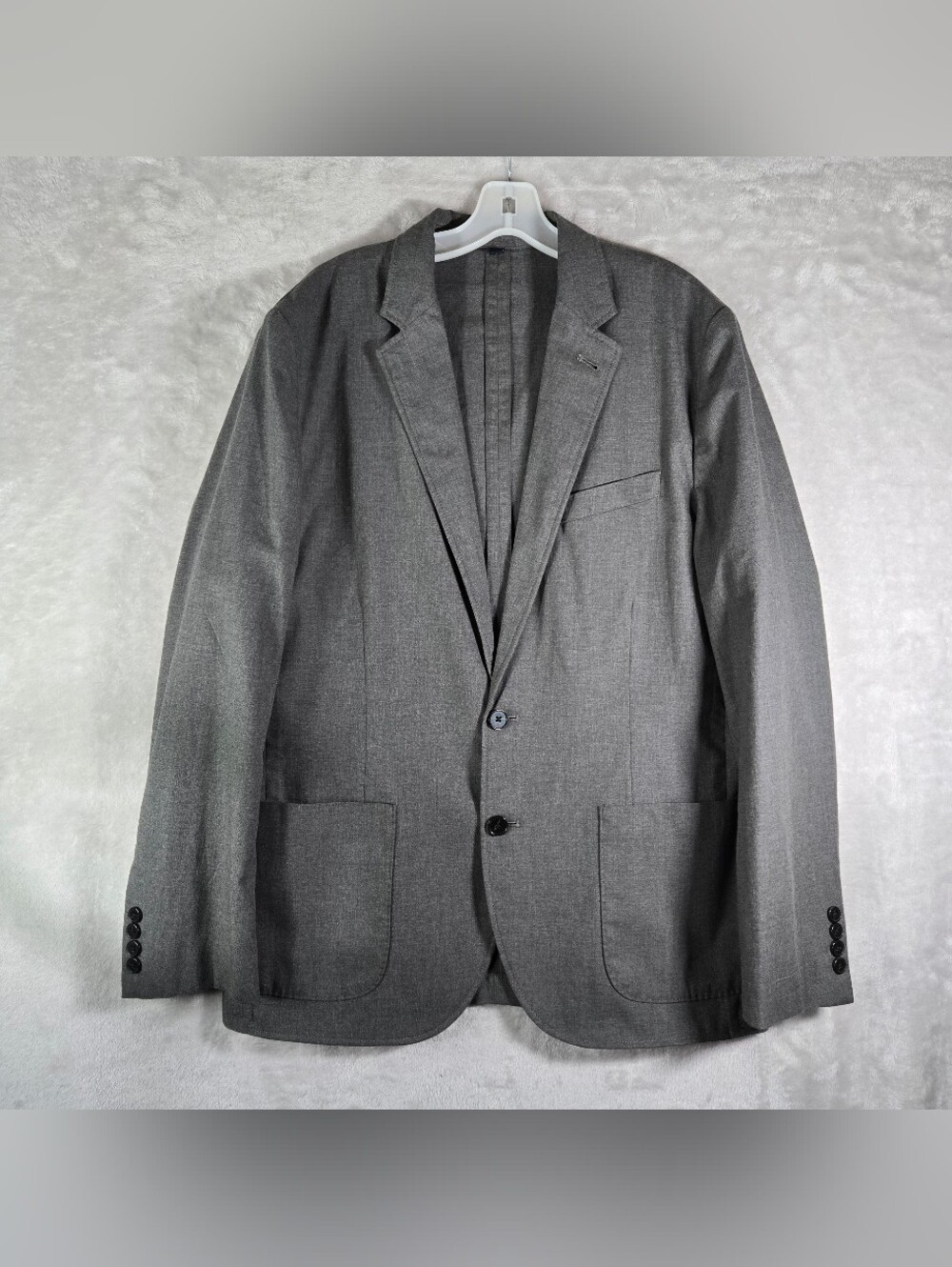 J.Crew Thompson Unstructured Blazer Mens Size 42 Sportcoat Gray 100% Cotton